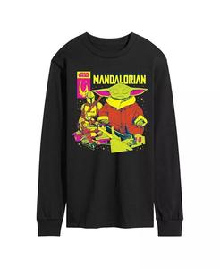 Мужская футболка с длинным рукавом «Мандалорец» AIRWAVES, черный