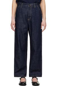 Темно-синие джинсы Brandon Single Knee Carhartt Work In Progress