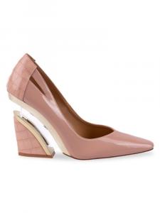 Туфли Viper с тиснением под крокодила Ninety Union, цвет Blush