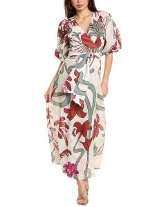 Хлопковое платье-кимоно JUAN DE DIOS Ermita, розовый