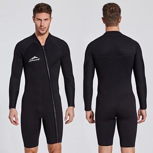 Цельный мужской гидрокостюм Shark Bart с длинными рукавами толщиной 3 мм, костюм медузы, купальник, костюм для подводного плавания, теплый черный, размер M-3XL SBART