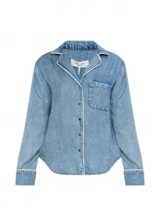 Рубашка с нагрудным карманом Rag & Bone, синий