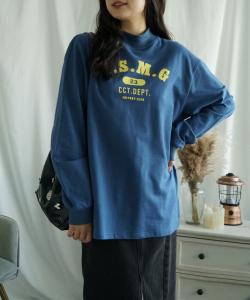 Футболка с длинными рукавами с логотипом колледжа Aimoha - Select -, цвет Navy