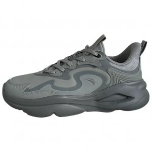 Anta Мужские низкие повседневные кроссовки серого цвета с амортизацией и износостойким покрытием