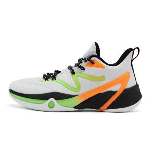 Баскетбольные кроссовки Uh-huh Basketball Shoes Women's Low-Top  White / Shiny Tangerine Qiaodan