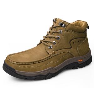 BOLE Мужские ботинки Martin гладкой отделки коричневого цвета, цвет Brown Smooth Finish