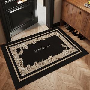 Budis Ковер 80х120 см для прихожей в китайском стиле, устойчивый к загрязнениям, нескользящий, износостойкий, Xianyan, для наружного применения