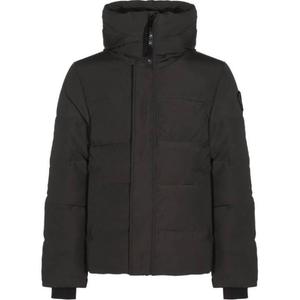 Парка Macmillan с капюшоном Canada Goose, цвет вулканический черный