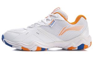 Кроссовки для бадминтона Sound Waves женские с низким верхом, белые/оранжевые Lining