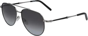 Солнцезащитные очки FERRAGAMO SF 226 S 086 Black/Light Ruthenium Salvatore Ferragamo, Dark Ruthenium