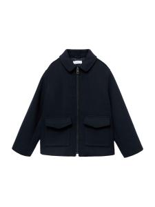 Куртка межсезонная MANGO KIDS FEDE, темно-синий