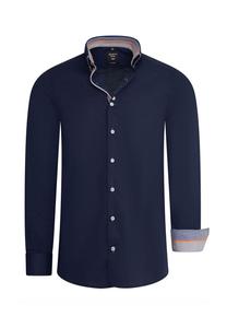 Рубашка с длинными рукавами облегающего кроя, облегающего фигуру RUSTY NEAL, цвет Marine