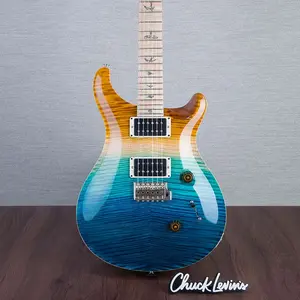 Электрогитара PRS Wood Library Custom 24 - отделка Private Stock Beach Fade - CHUCKSCLUSIVE - №240383985