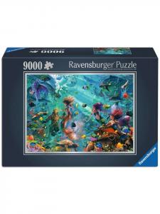 Пазл Ravensburger из 9000 деталей, «Королевство под водой», с красочным принтом