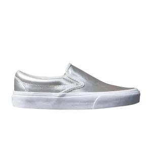 Шлепанцы Vans Classic Slip-On Metallic Silver, серебряный