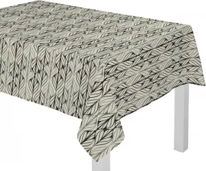 Скатерть Adam "Волна", изготовленная из экологически чистого хлопка, производство Германия 80х80 см, темно-серый/светло-серый