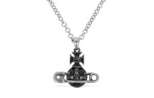 Vivienne Westwood Серебряное латунное ожерелье Unisex Silver