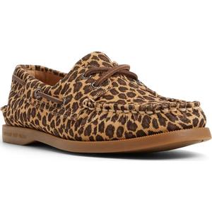 Подлинные оригинальные кожаные туфли-лодочки с двумя люверсами Sperry, мультиколор