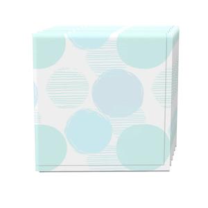 Набор салфеток из 4 шт., 100 % хлопок, 20x20 дюймов, синий горошек, каракули