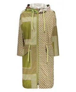 Куртка из жаккардовой ткани с регулируемой талией Herno, мультиколор