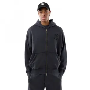 Толстовка New Era MLB Washed New York Yankees на молнии, черный