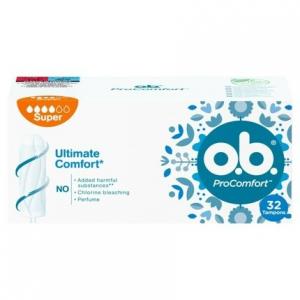 Тампоны OB ProComfort Super 32 шт. Johnson & Johnson