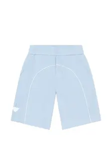 Шорты с отделкой кантом Emporio Armani Kids, синий