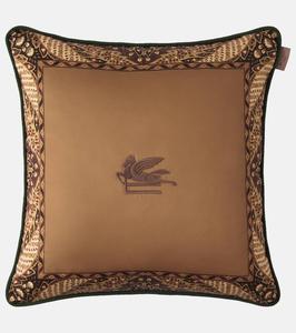 Подушка из хлопка с узором пейсли Boyd Etro, Pink