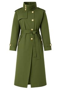 Пальто межсезонное Touche Prive, зеленый