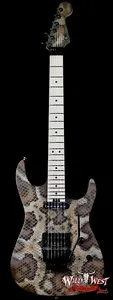 Charvel Custom Shop США Уоррен ДеМартині Signature Snake SH с Floyd Rose, гриф из клена, графика змеи, вес 7,65 фунтов