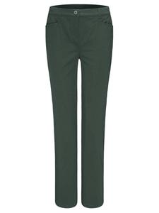 Тканевые брюки Goldner Slim fit Pants Anna, зеленый