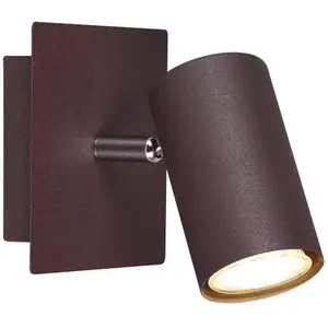 Светильник TRIO настенный Marley GU10 Trio Leuchten, Rostbraun