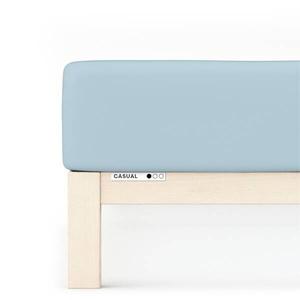 Повседневная приталенная простыня Schlafgut, синий