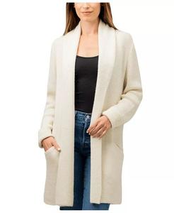 Длинный кардиган из альпаки Jena Simply Natural, синий