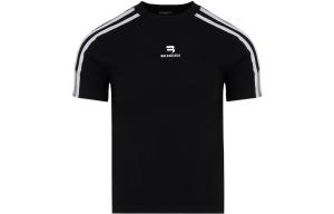 Футболка мужская Balenciaga спортивная, черный / белый