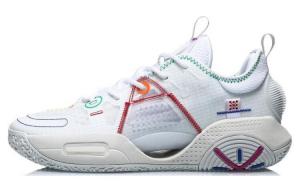 Баскетбольные кроссовки All City 9 V1.5 мужские с низким верхом белого цвета Lining