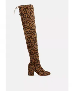 Женские сапоги Liama Minimal с завязками до колена London Rag, коричневый