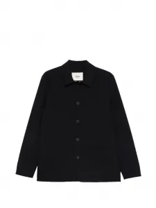 Рубашка-куртка из ткани с эффектом жатки Constantin Altea, синий