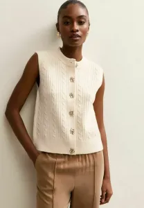 Жилет с косами New Look, Cream