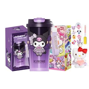 Термостакан Echos Hello Kitty из нержавеющей стали 316, 520 мл Sanrio, темно-фиолетовый