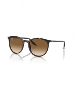 Солнцезащитные очки в легкой ацетатной оправе Ray-Ban, коричневый