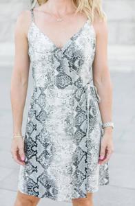 Платье-майка Wrap It Up в цвете Queensnake Sanctuary