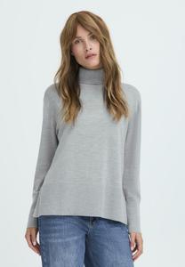 Джемпер PULZ SADIE ROLLNECK, Light Grey Melange/Light Grey