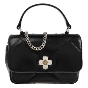 TORY BURCH Кожаный клатч на цепочке с алмазным стеганием