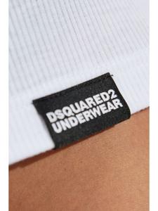 Dsquared2 майка с нашивкой-логотипом DSQUARED2, белый