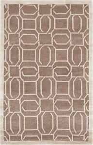 Ковер SAFAVIEH, 61 x 92 см, Tibetan Collection, Camel, современный дизайн, идеален для помещений с высокой проходимостью: прихожая, ванная комната и домашний офис (TB834B-2)