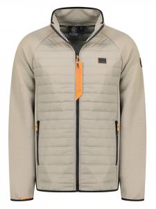 Geographical Norway Флисовая куртка "Traboule" бежево-серого цвета