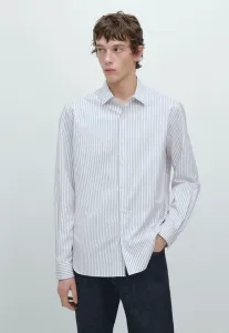 Полосатая рубашка стандартного кроя Massimo Dutti, Blue