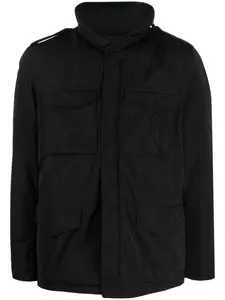 Куртка с воротником-воронкой Aspesi, черный