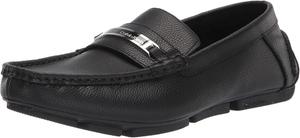 Мужские лоферы Calvin Klein MerveDriving Style, Black Tumbled Leather 967